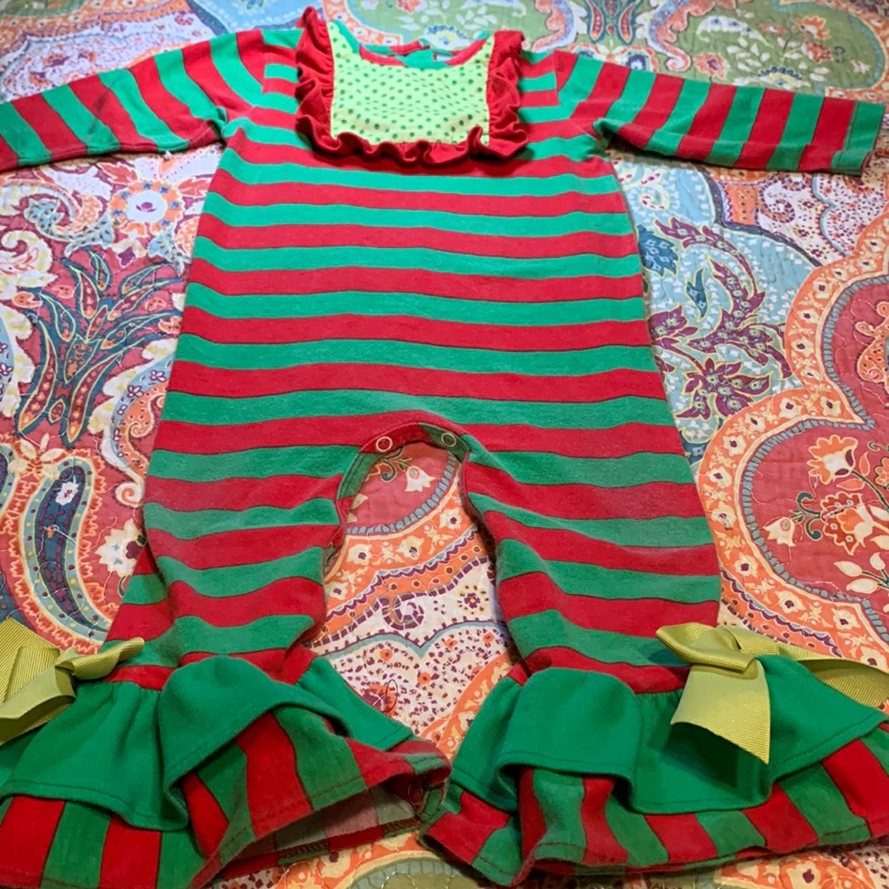RicRac and Ruffles 24m romper